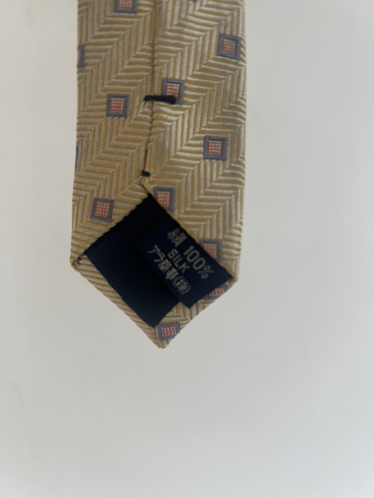 Burberry Burberrys Vintage Tie Gold Size ONE SIZE - 4 Thumbnail