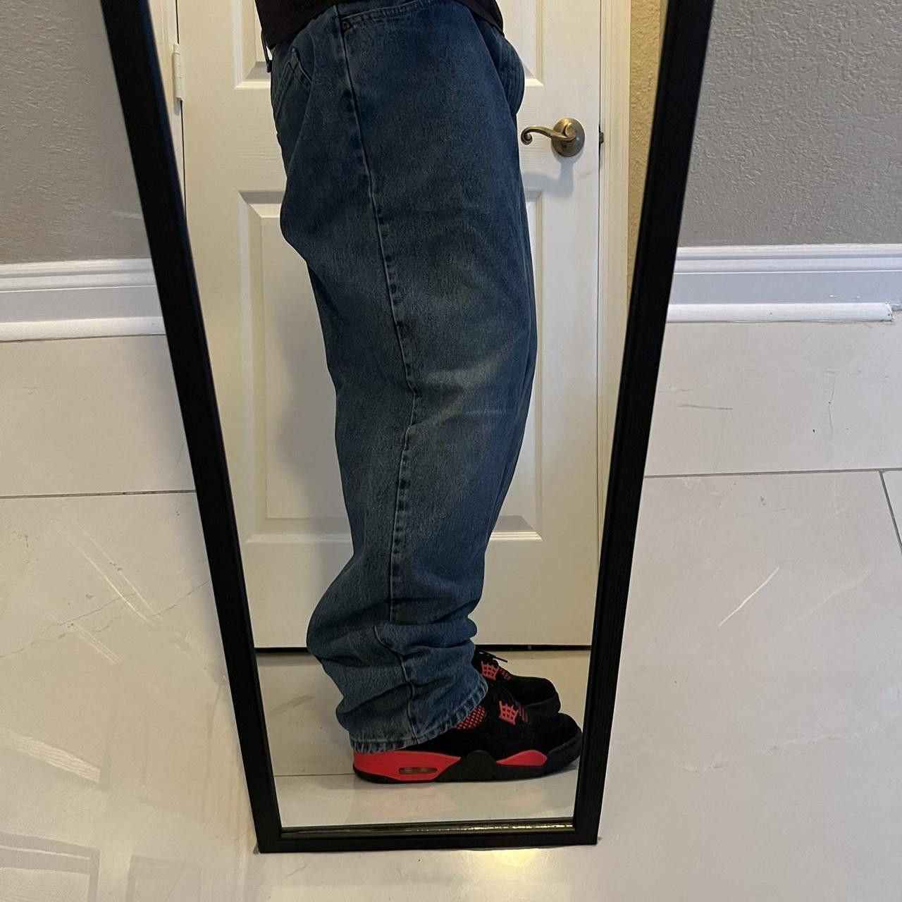 Vintage Vintage Y2K/2000s Baggy Grunge Wrangler Workwear Style Denim Jeans! Size US 42 / EU 58 - 2 Thumbnail