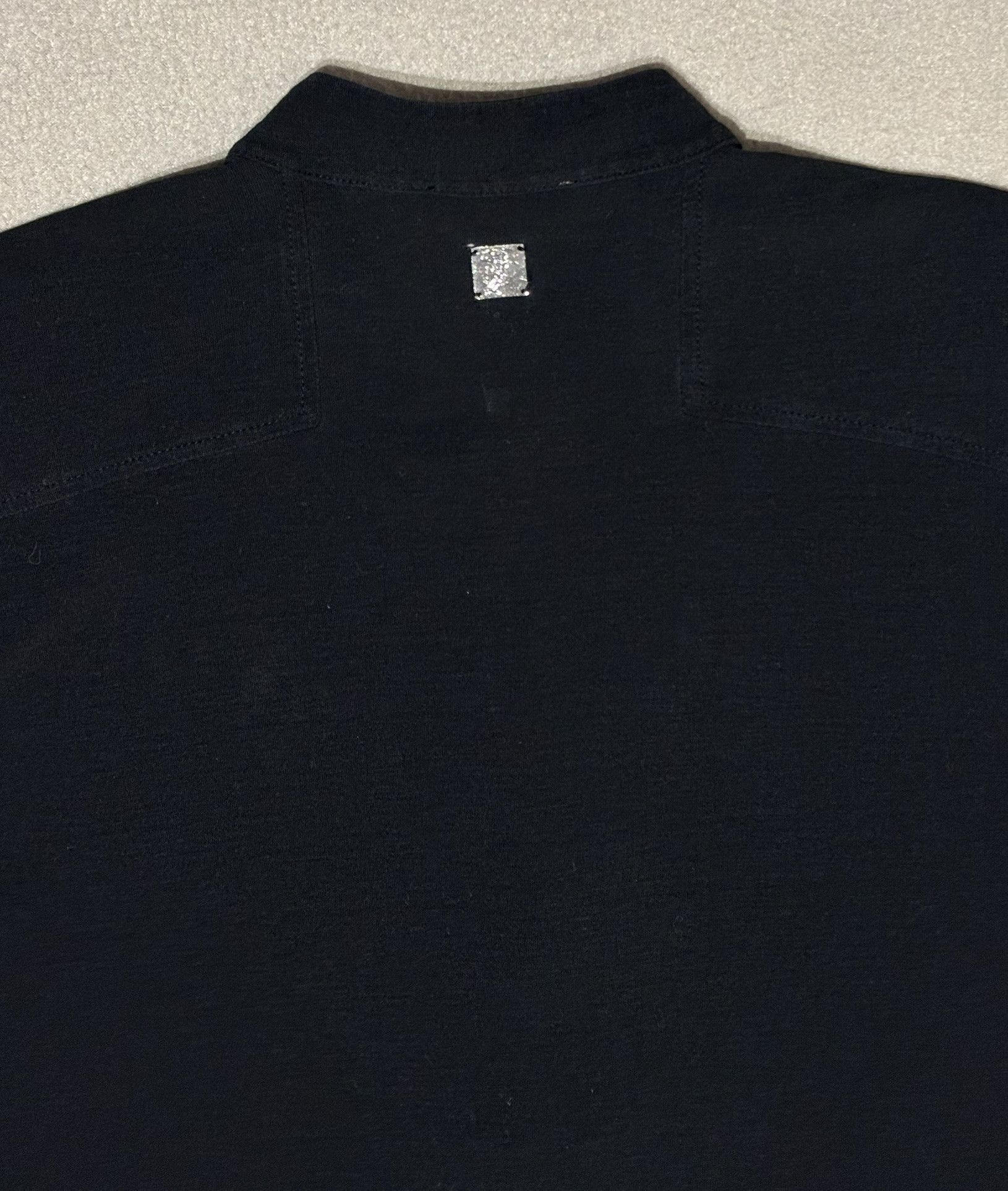 Versace Versace Collection Black T-Shirt 1/4 zip size. L Size L / US 10 / IT 46 - 10 Thumbnail