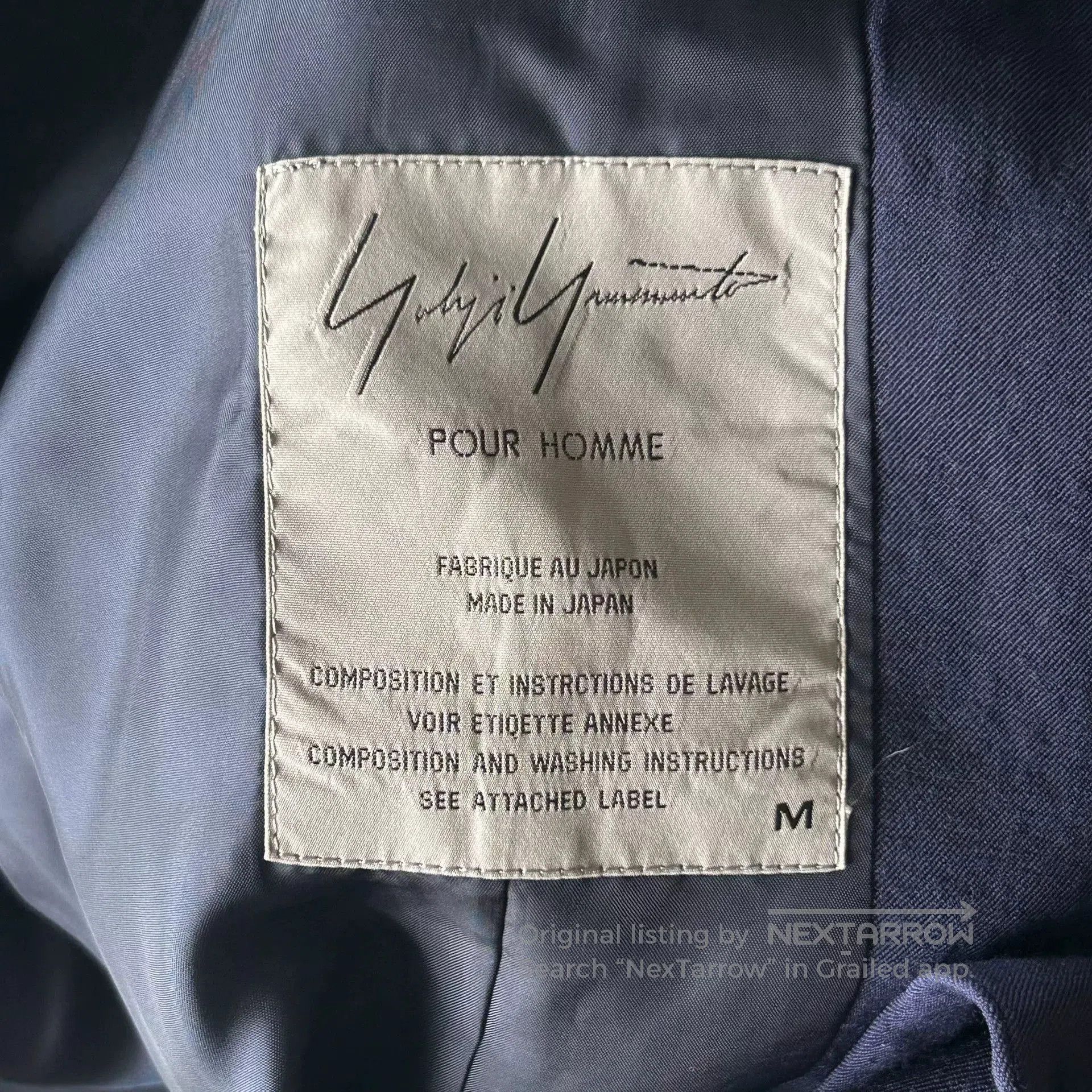 Yohji Yamamoto Yohji Yamamoto Double Breasted Suit Jacket. Size US M / EU 48-50 / 2 - 6 Thumbnail