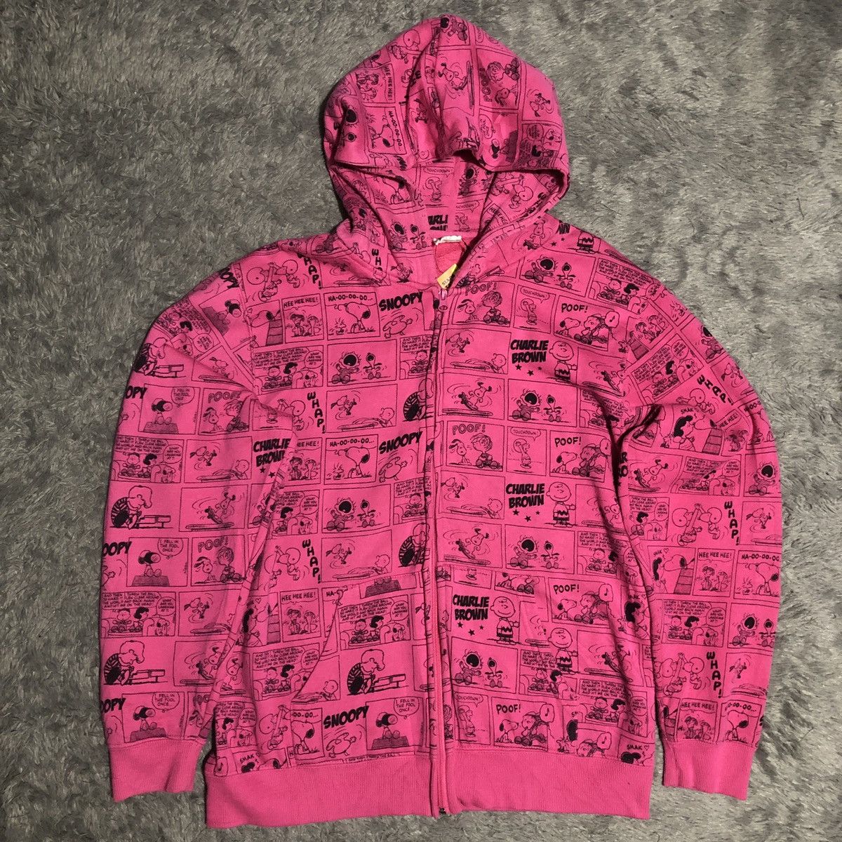 Cartoon Network × Peanuts Y2k hoodie snoopy comic full print Size L / US 10 / IT 46 - 2 Thumbnail