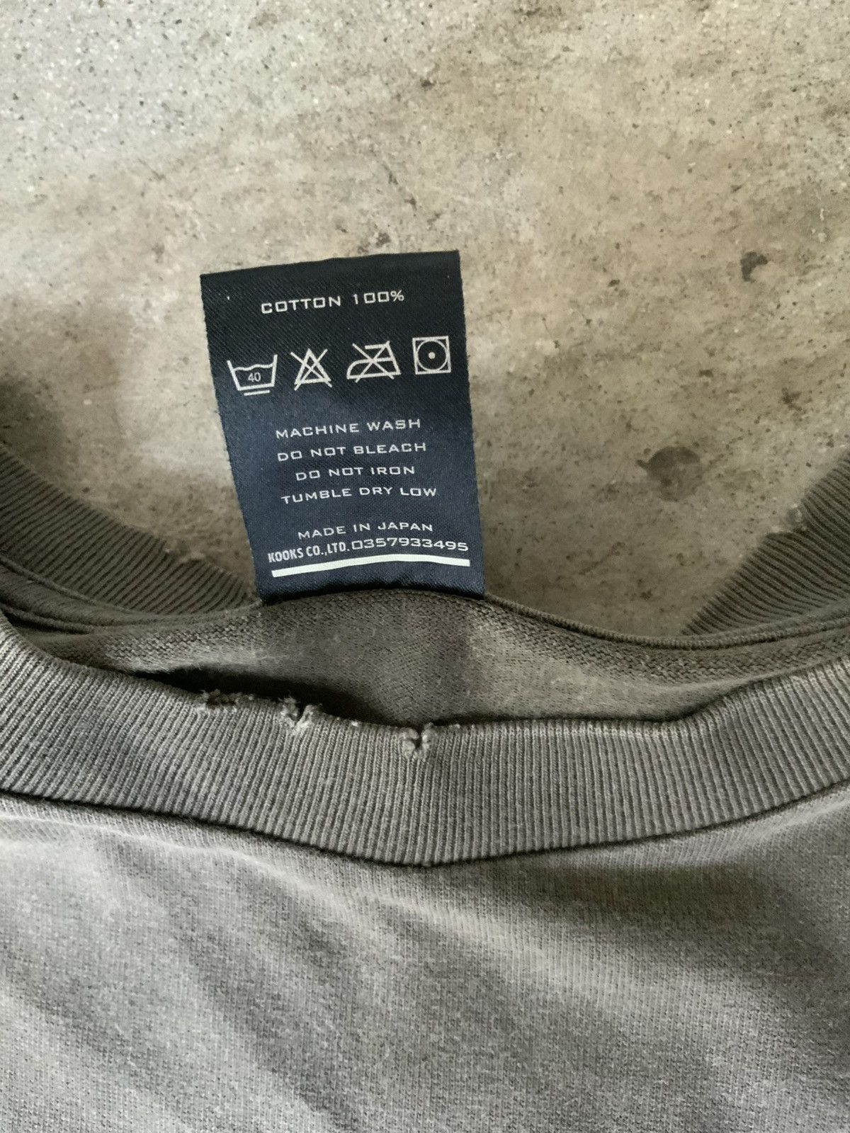 Number (N)ine ARCHIVE NUMBER NINE BLANK GENERATION TEE Size US L / EU 52-54 / 3 - 3 Thumbnail