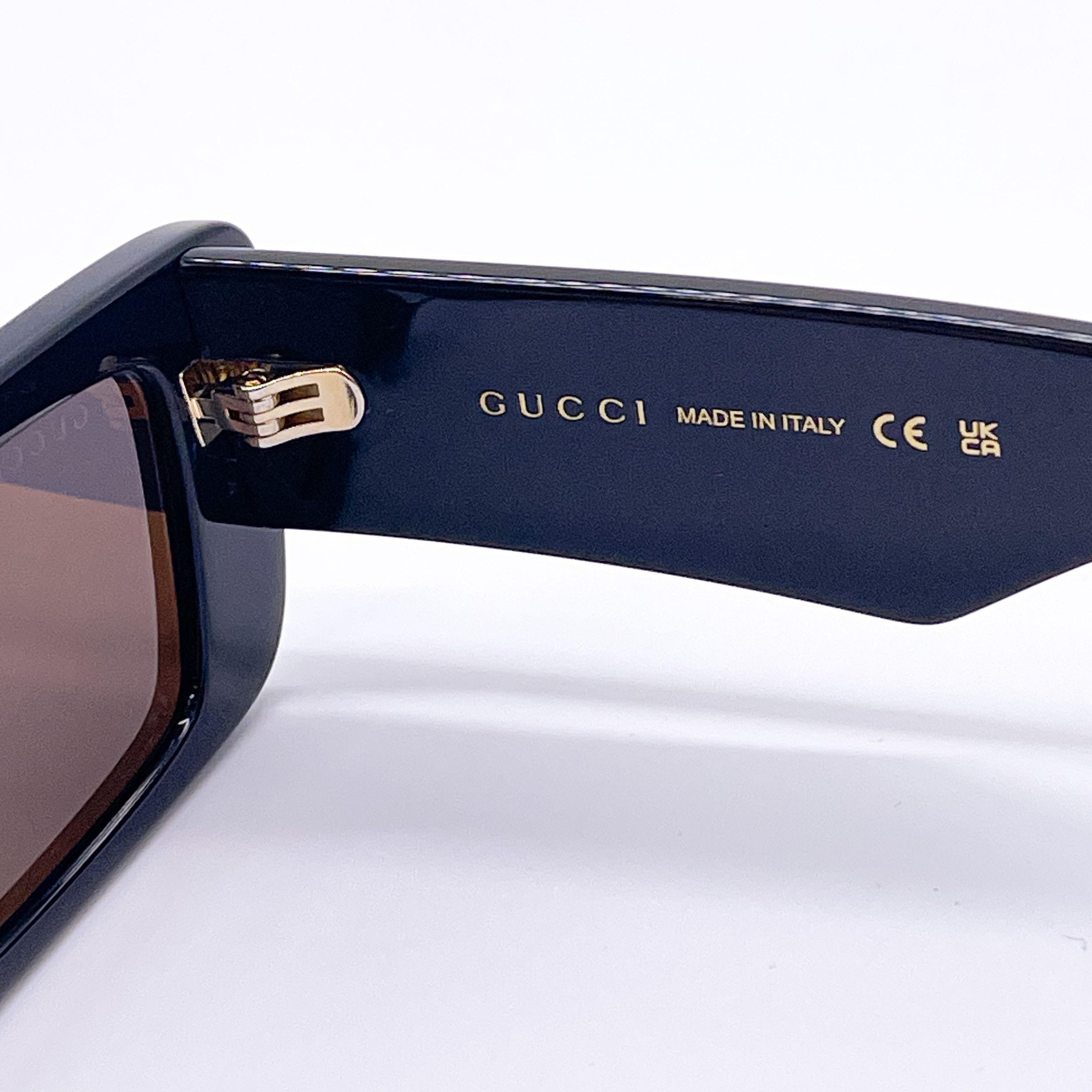 Gucci NEW GUCCI UNISEX BLACK SUNGLASSES GUCCI GG1331S 002 Size ONE SIZE - 9 Thumbnail
