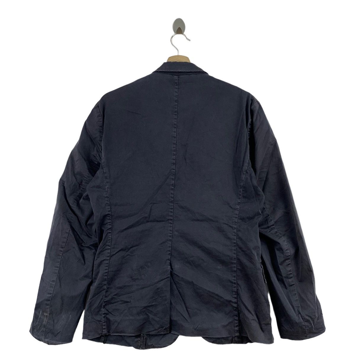 Diesel Vintage DIESEL BLACK GOLD Plain Black Blazer Coat Jacket Size US M / EU 48-50 / 2 - 4 Thumbnail