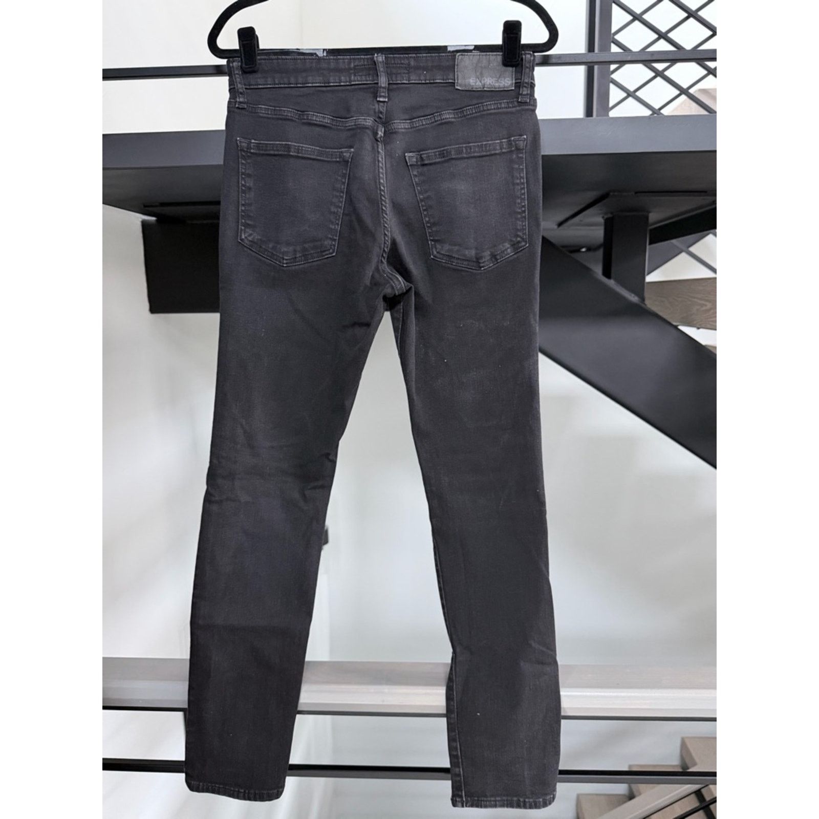 Express Express Men’s Black Skinny Hyper Stretch Jeans size 30*30 Size US 30 / EU 46 - 4 Thumbnail