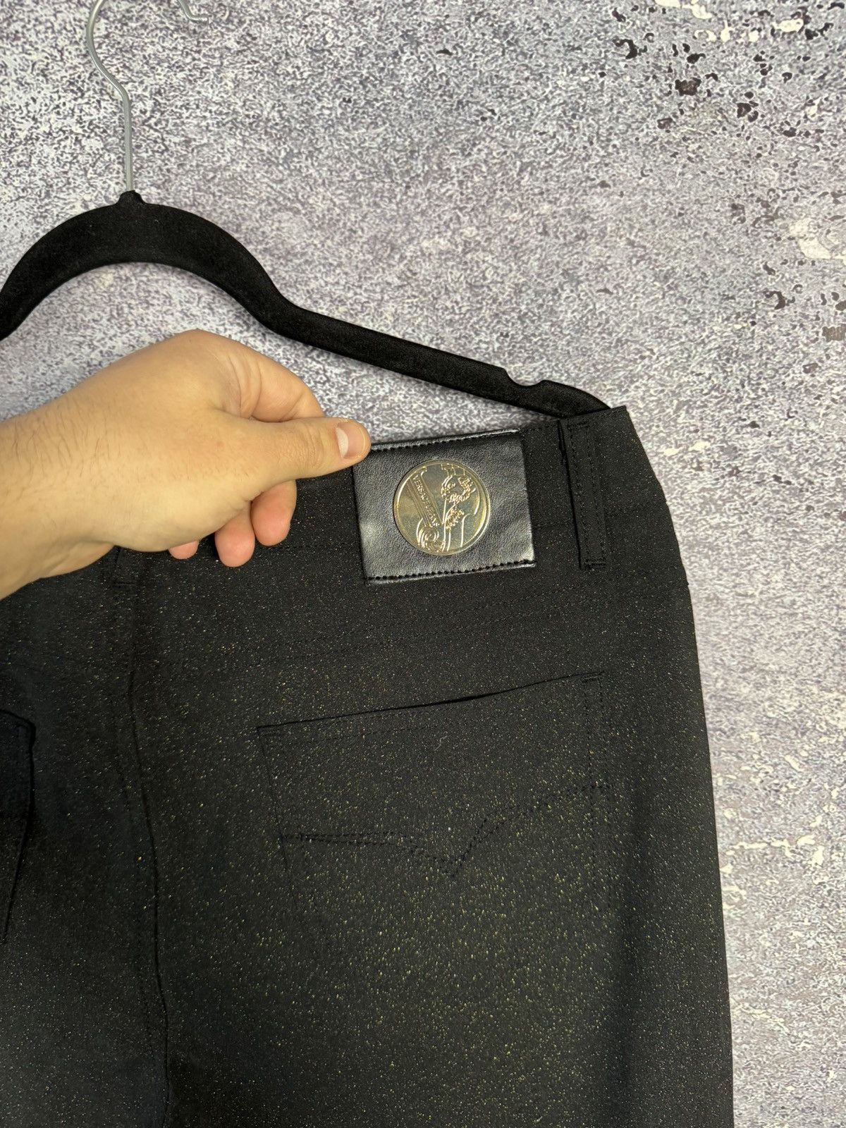 Versace Versace Jeans woman pants with silver y2k oldmoney Size 32" / US 10 / IT 46 - 13 Thumbnail