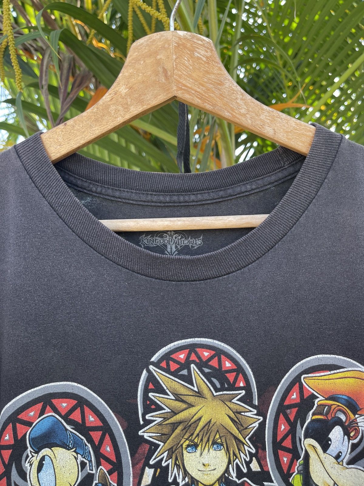 Beauty Beast Vintage y2k Disney🔥KINGDOM HEARTS🔥Full PRINT Faded Tee Size US L / EU 52-54 / 3 - 4 Thumbnail
