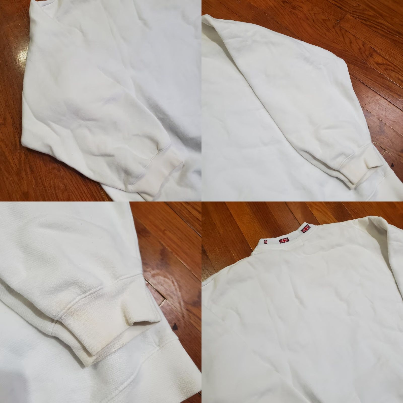 Reebok VINTAGE Reebok Classic Sweatshirt Mens Large White Crewneck Jim Embroidered Logo Front Size US XL / EU 56 / 4 - 10 Thumbnail