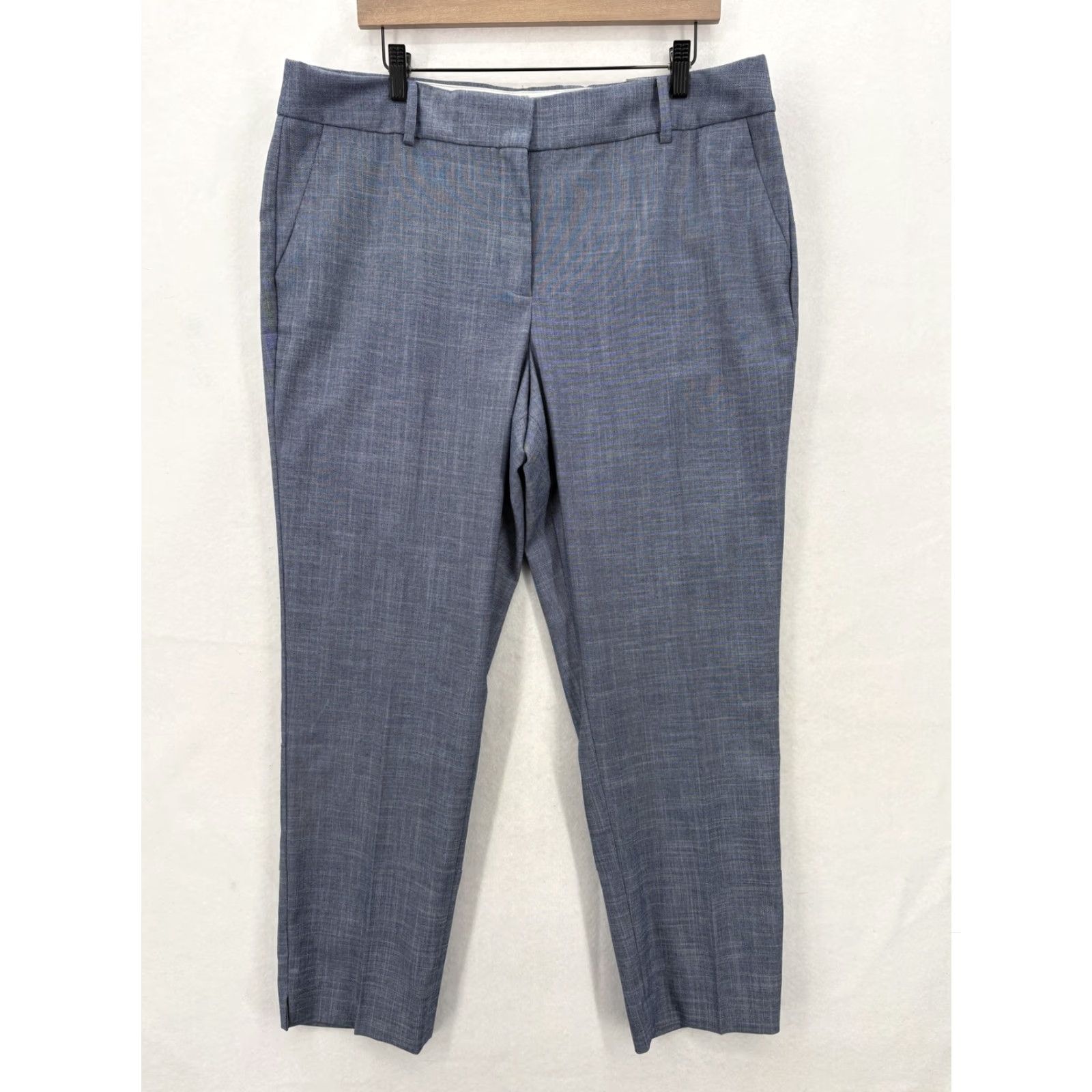 Talbots Talbots Pants Womens 16 Blue Hampshire Straight Ankle Work Wear Career Office Pants Size 38" / US 16 / IT 52 - 2 Thumbnail