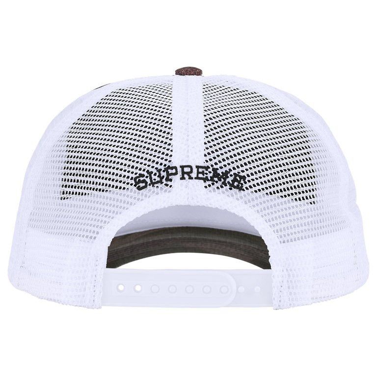 Supreme Supreme Raffia Mesh Back 5-Panel Woodland Camo Size ONE SIZE - 2 Thumbnail