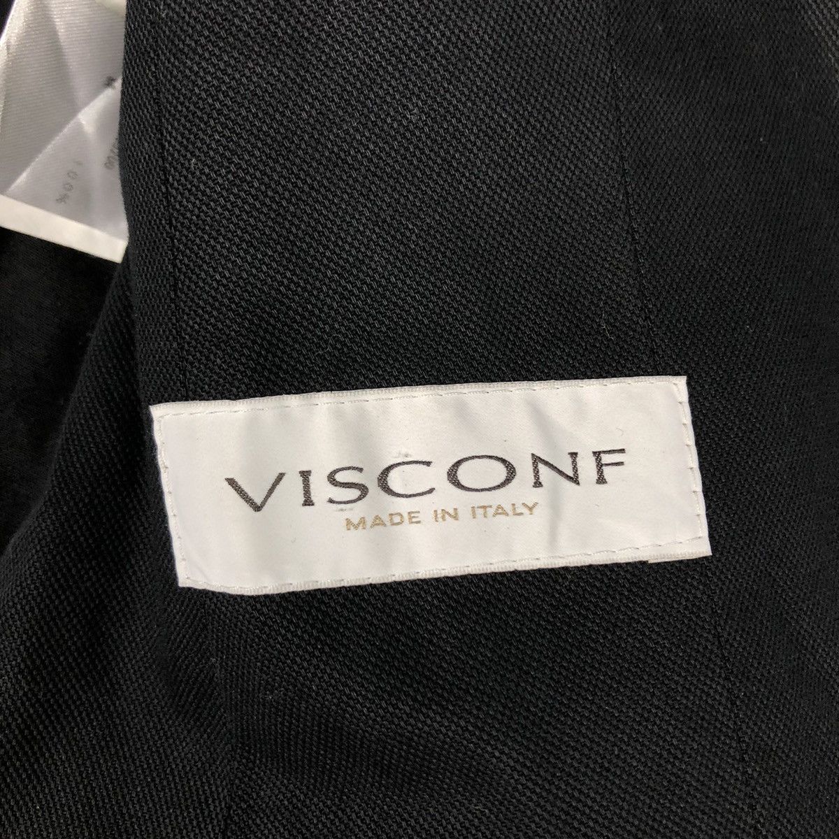 Vintage 📌Vintage Cropped Biker Jacket Visconf Made in Italy Size US M / EU 48-50 / 2 - 18 Thumbnail