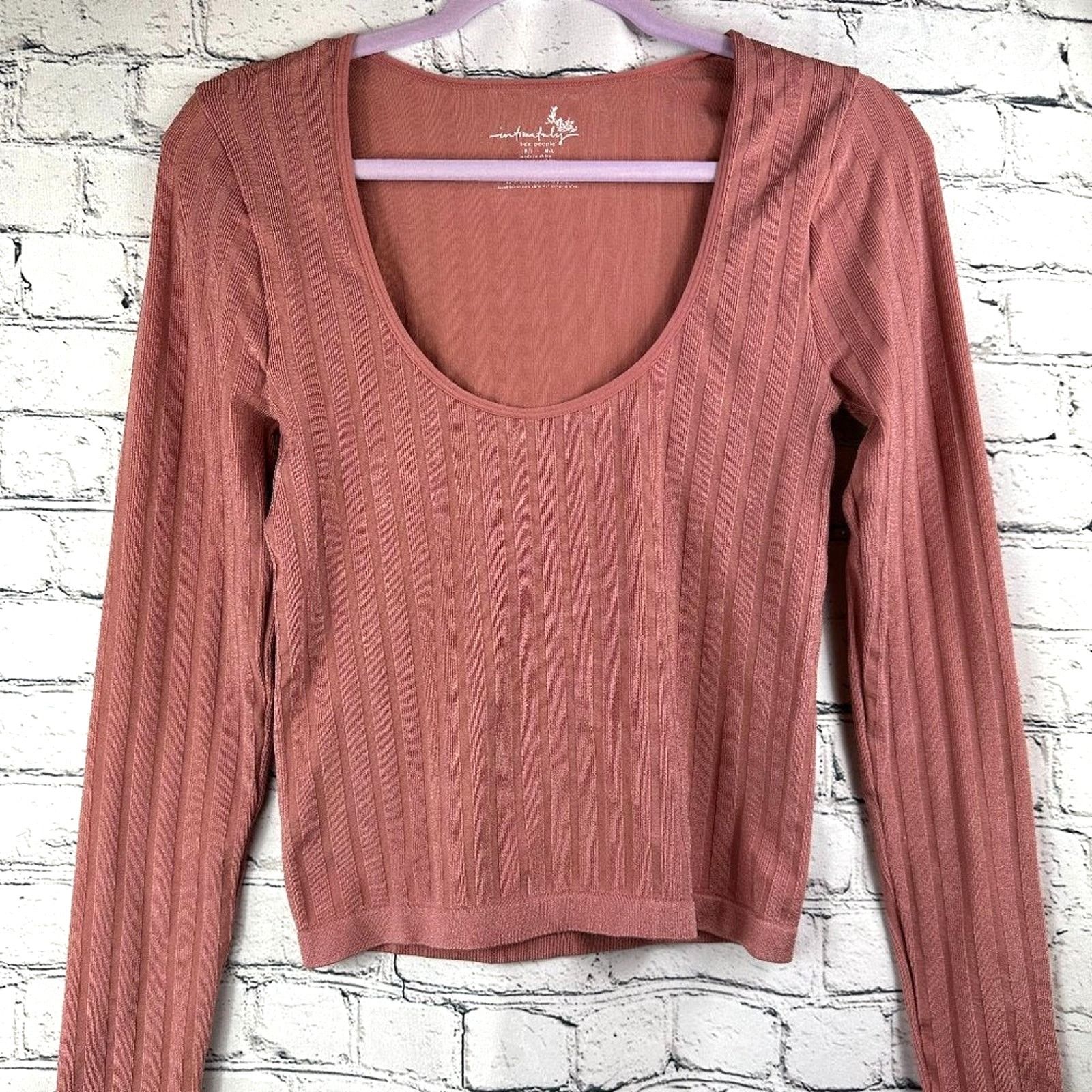 Free People Free People Lucky You Layering Top Blush Size M/L Size M / US 6-8 / IT 42-44 - 12 Thumbnail