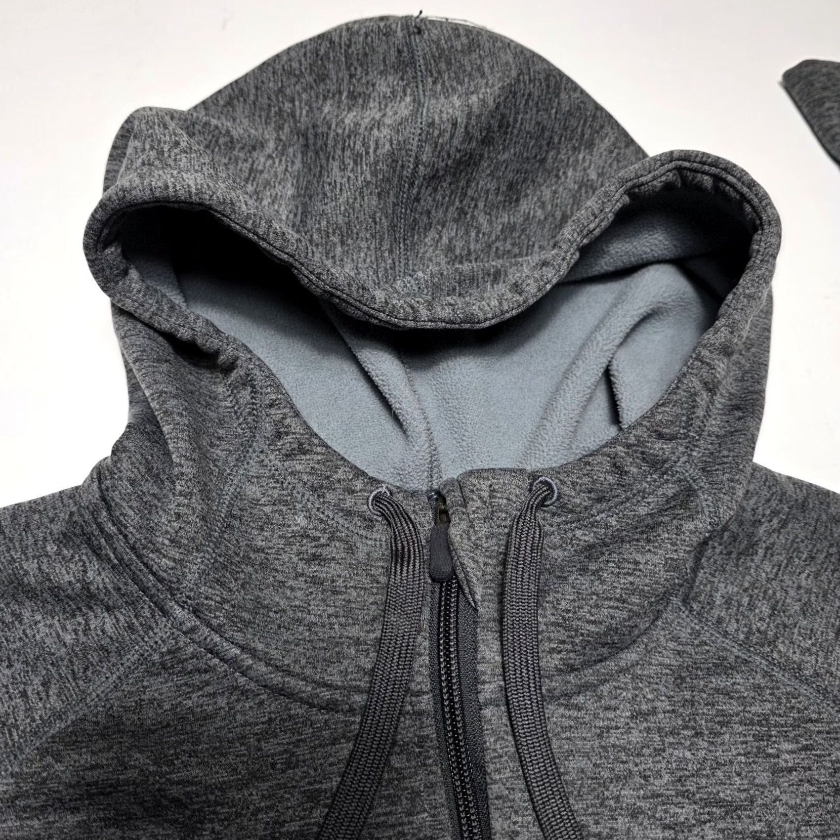 Nike Nike Sportswear Therma-Fit Zip Up Hoodie Jacket Women's Large Gray 548805-060 Size L / US 10 / IT 46 - 3 Thumbnail