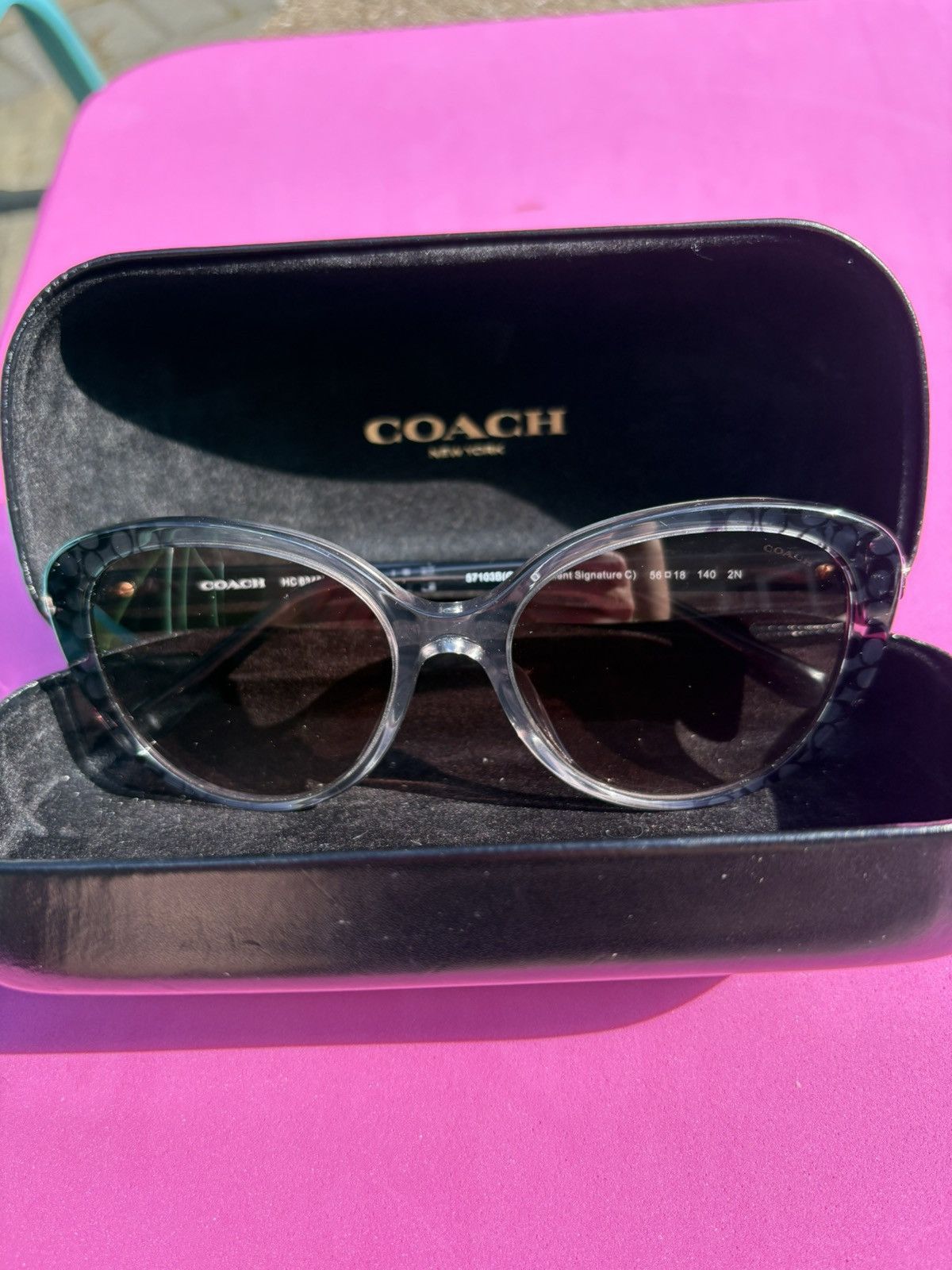Coach Black Coach Sunglasses Size ONE SIZE - 6 Thumbnail