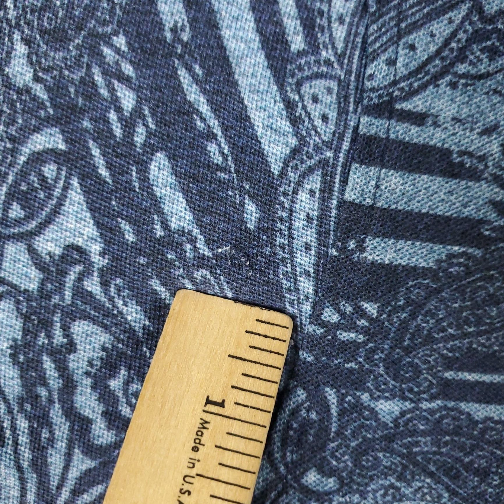 Robert Graham Robert Graham Polo Shirt Mens Medium Blue Abstract Casual Short Sleeve Adult * Size US M / EU 48-50 / 2 - 3 Thumbnail