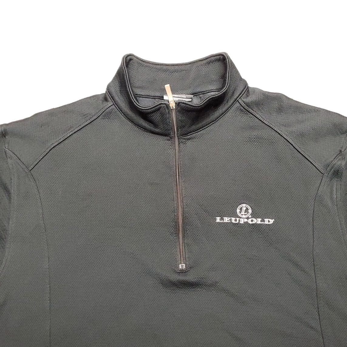 Nike Nike Golf Jacket Mens Large Black 1/4 Zip Pullover Leopold Embroidered Vintage Size US L / EU 52-54 / 3 - 2 Thumbnail
