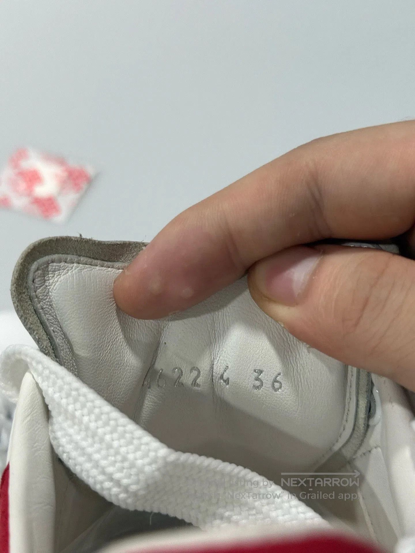 Alexander McQueen Alexander McQueen White Red Sneakers 36. Size US 5 / IT 35 - 6 Thumbnail