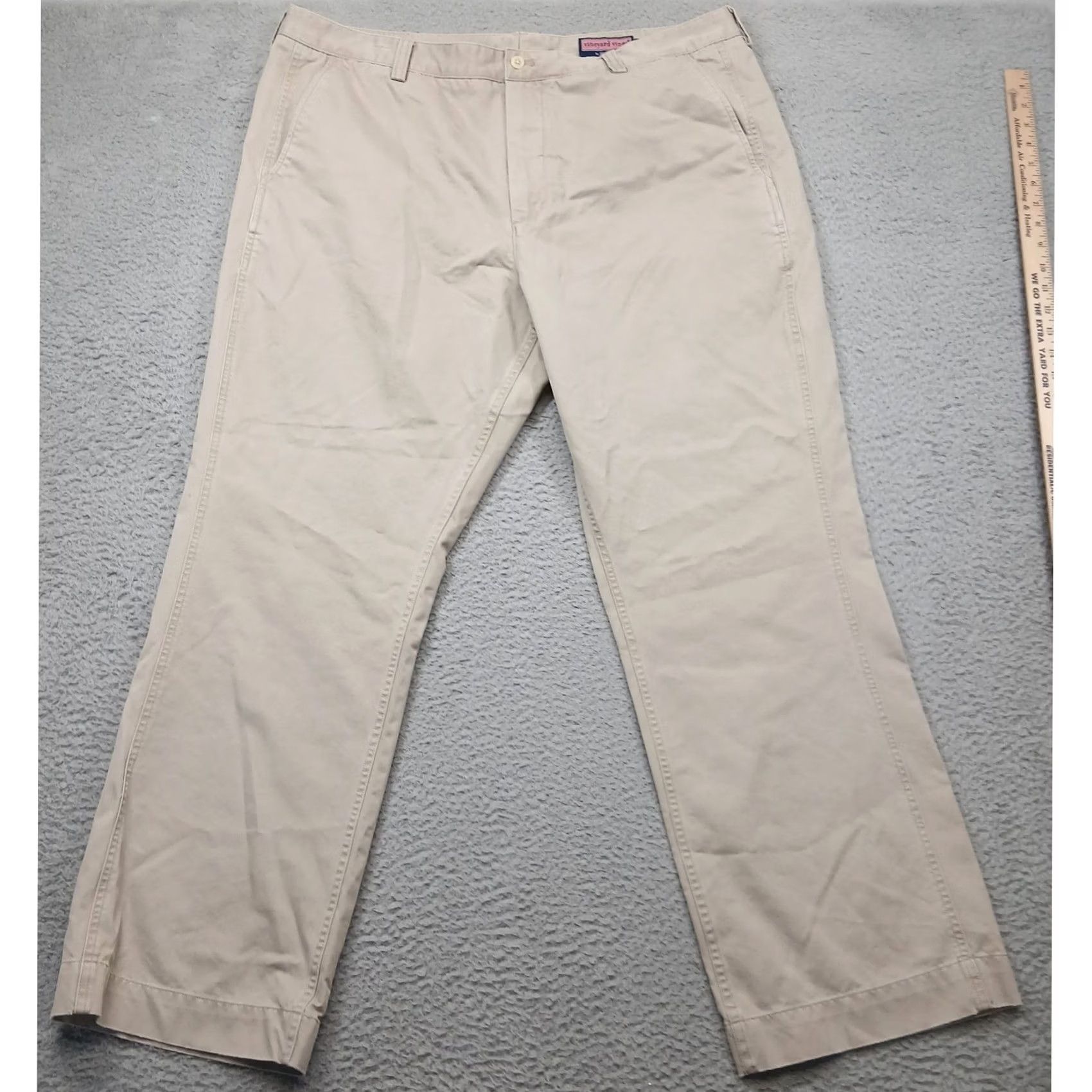 Vineyard Vines Vineyard Vines Chino Pants Beige 100% Cotton 42x34 Pre-owned Size US 42 / EU 58 - 2 Thumbnail