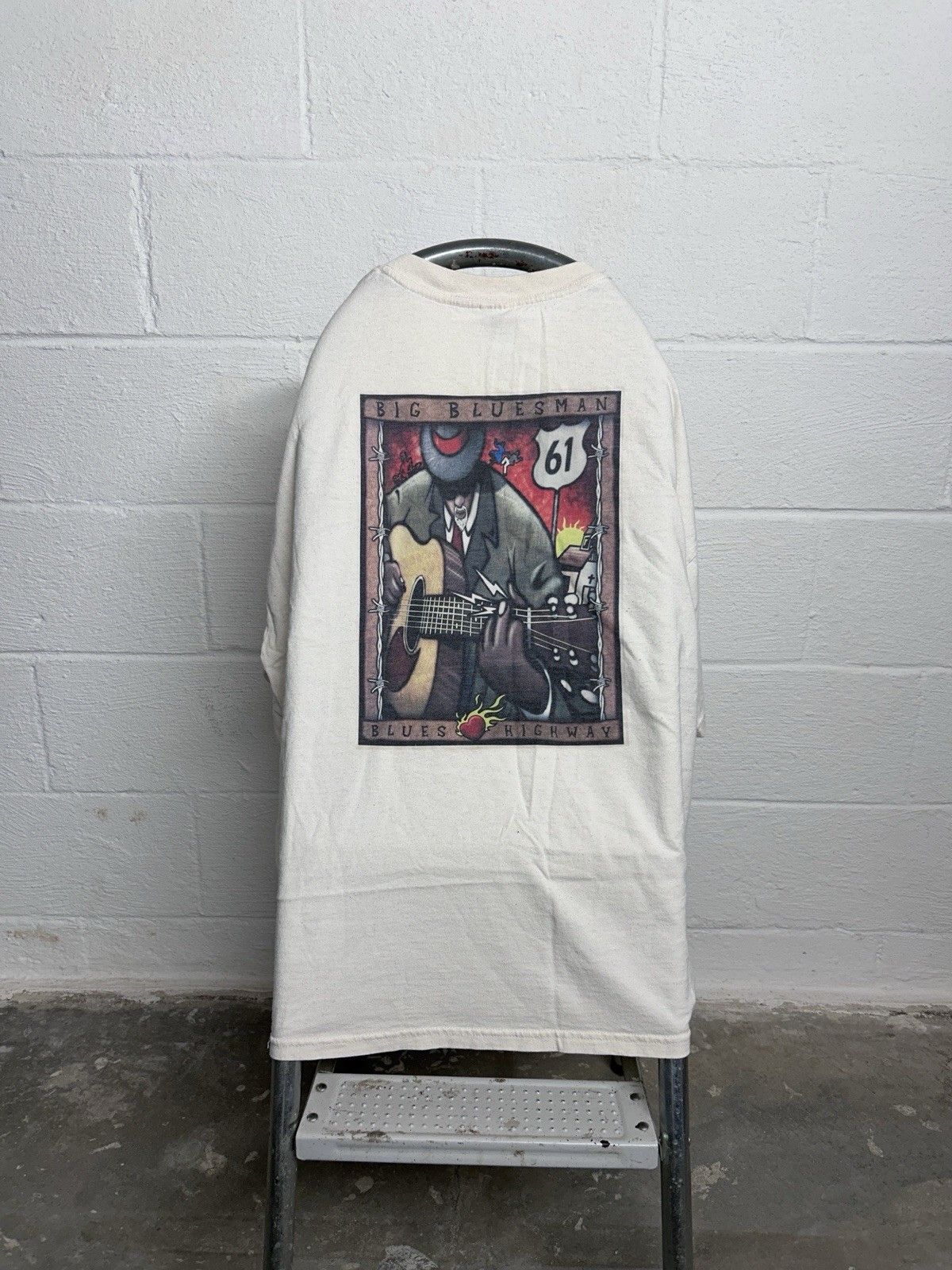 Gildan Vintage Y2K Memphis Beale Street Music Festival Blues Tee Size US XL / EU 56 / 4 - 1 Thumbnail