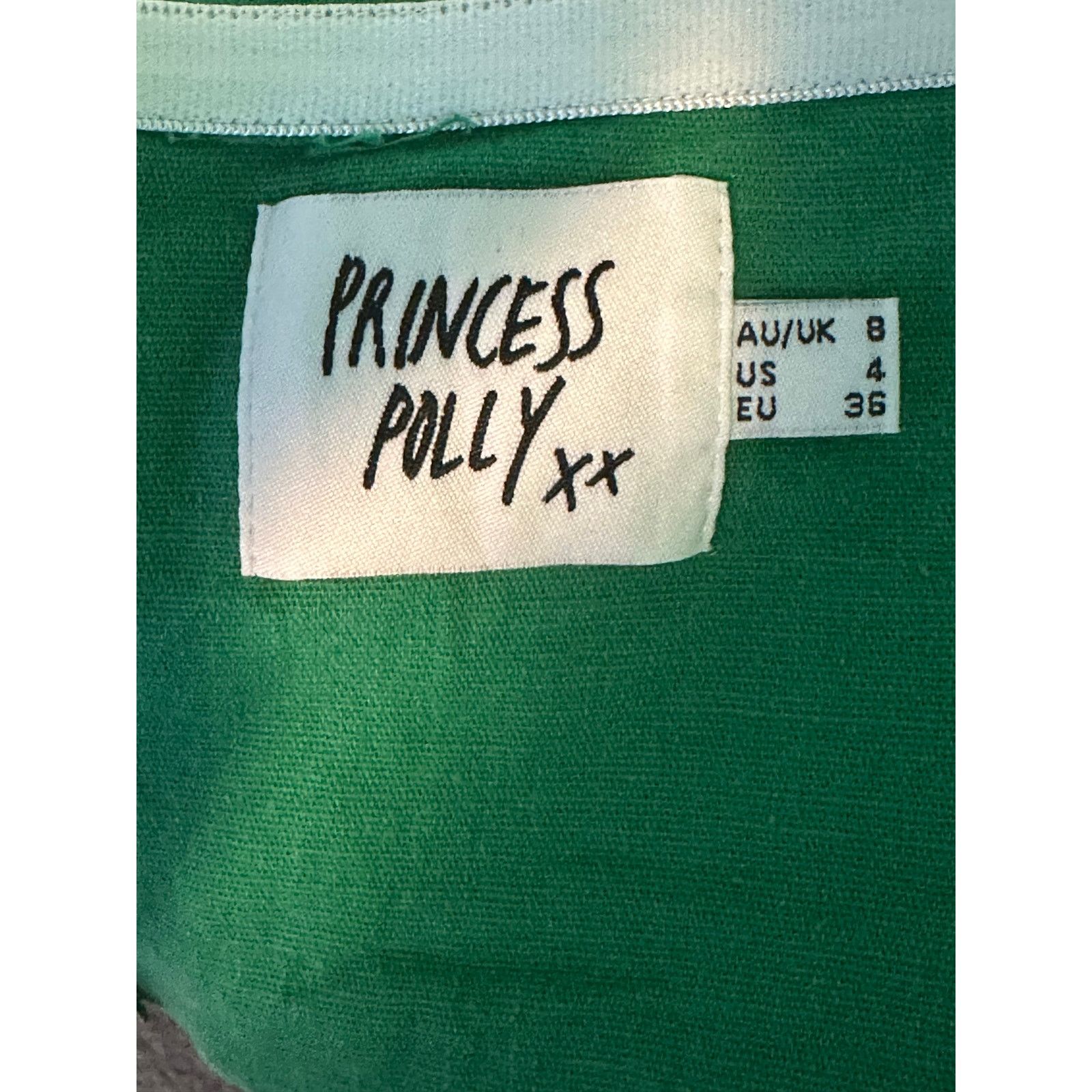 PRINCESS POLLY Princes Polly vibrant green bandeau strapless top size 4 Size S / US 4 / IT 40 - 3 Thumbnail