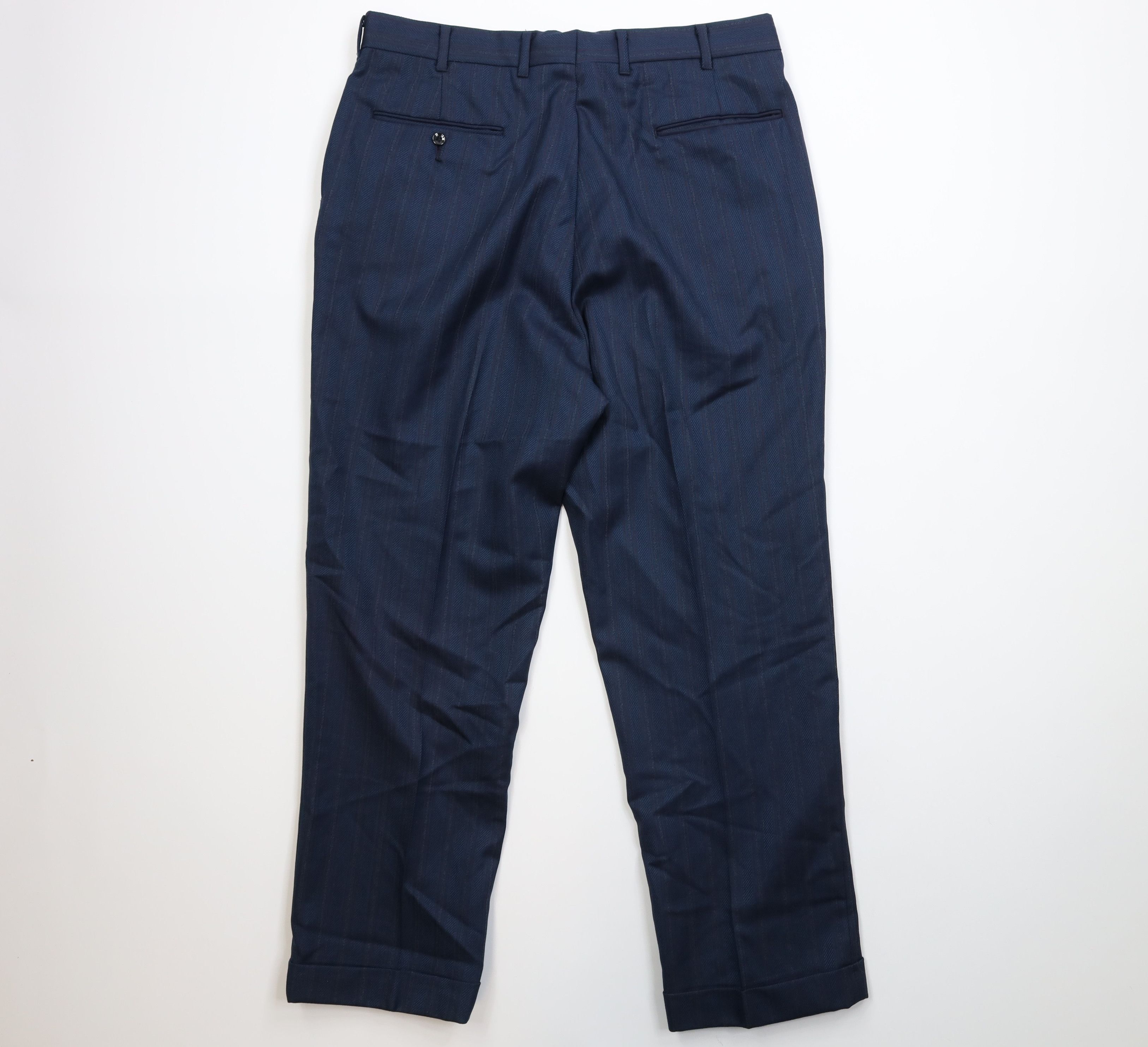 Vintage Vintage 60s 70s Streetwear Blend Striped Chino Pants USA Size US 36 / EU 52 - 11 Thumbnail