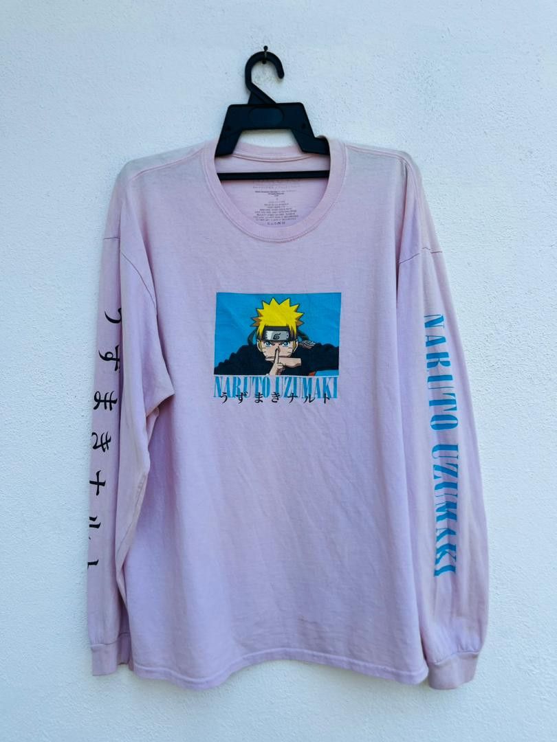 Japanese Brand Vintage Naruto Uzumaki Japanese Famous Heroes Cartoon Size US L / EU 52-54 / 3 - 1 Thumbnail