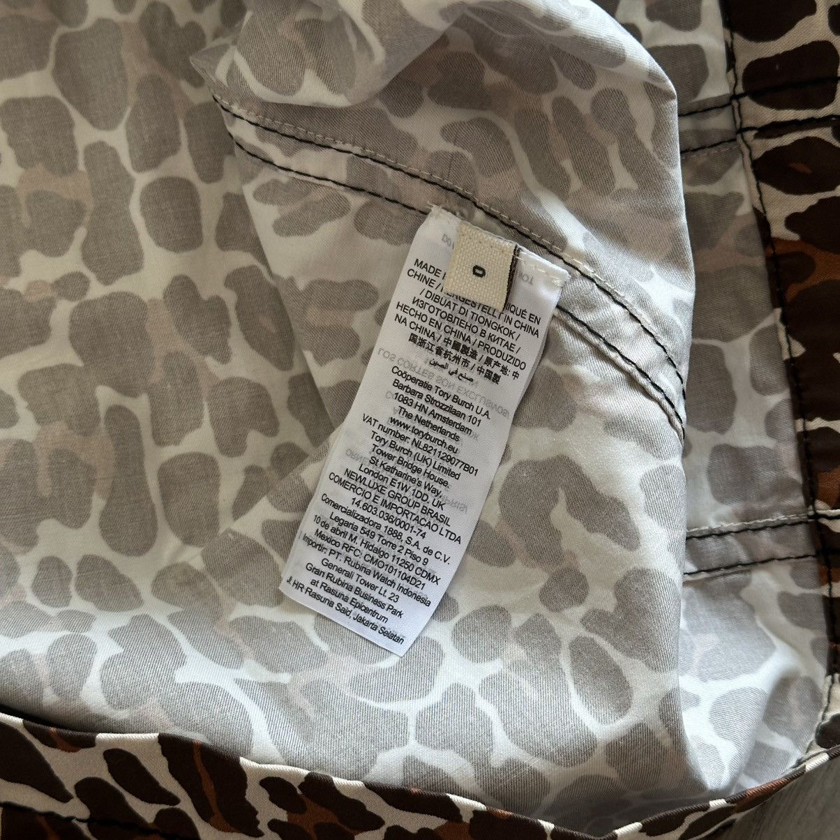 Tory Burch Tory Burch Leopard Poplin Shirtdress Size XS / US 0-2 / IT 36-38 - 10 Thumbnail