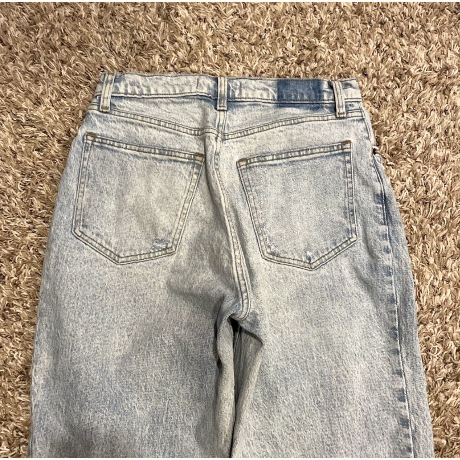 Abercrombie & Fitch VINTAGE Abercrombie & Fitch The 90’s Straight Ultra High Rise Curve Love Jean Casual Women 28 Jeans Size 28" / US 6 / IT 42 - 4 Thumbnail