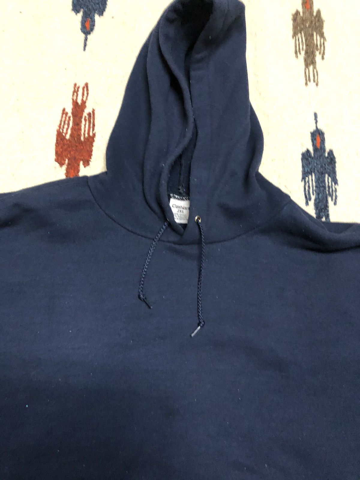 Carhartt × Vintage Vintage Y2K Carhartt Zip Up Hoodie Q 2XL xxl Size US XXL / EU 58 / 5 - 4 Thumbnail