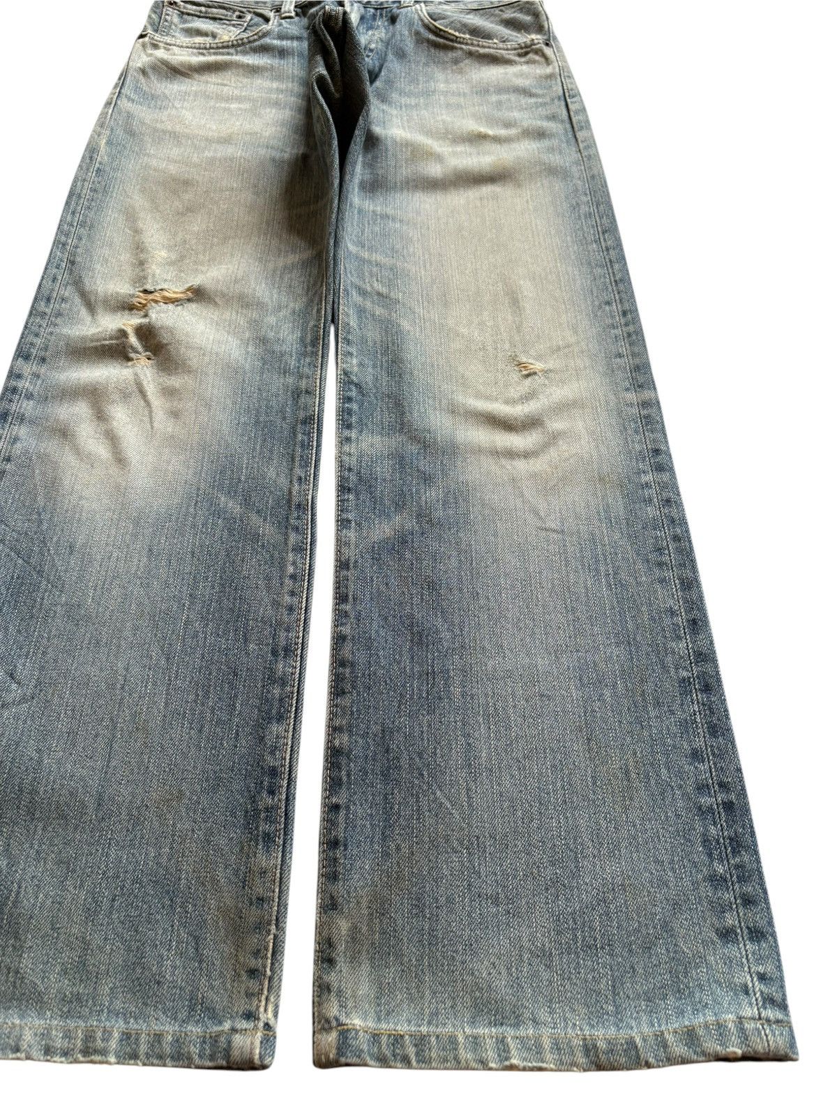 Edwin × Japanese Brand Exclusive Vintage Japanese Edwin Mud Wash Baggy Jeans Size US 30 / EU 46 - 7 Thumbnail