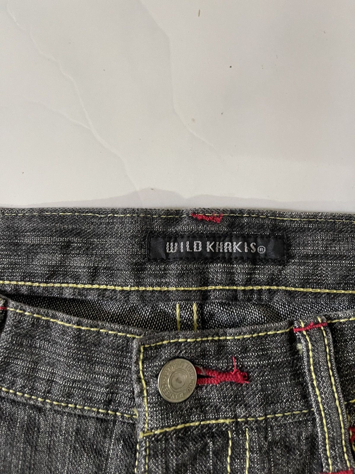 Japanese Brand Black Denim Floral Size US 32 / EU 48 - 7 Thumbnail