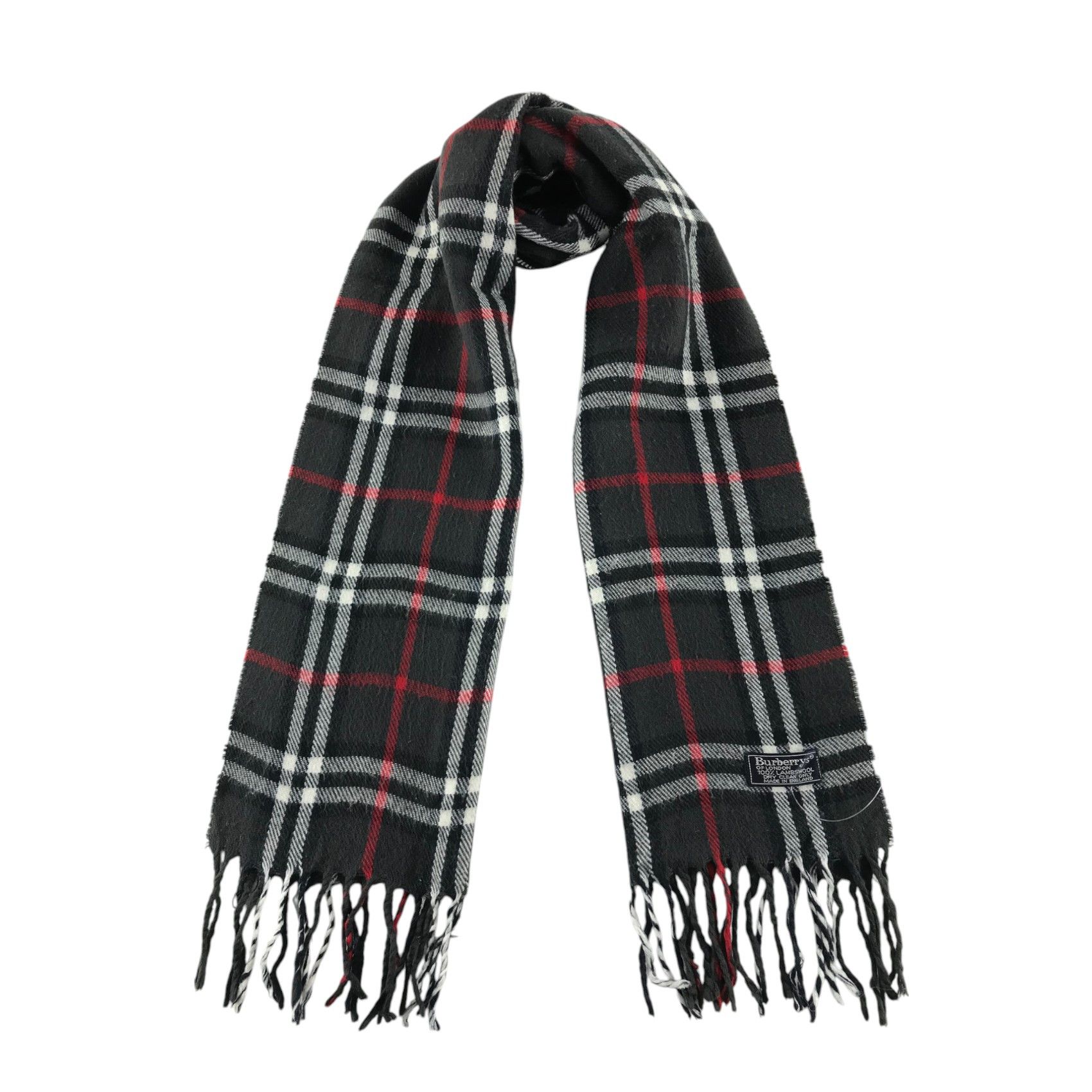 Burberry × Vintage Burberry Scarf / Muffler / Neckwear - WW3055 Size ONE SIZE - 1 Thumbnail