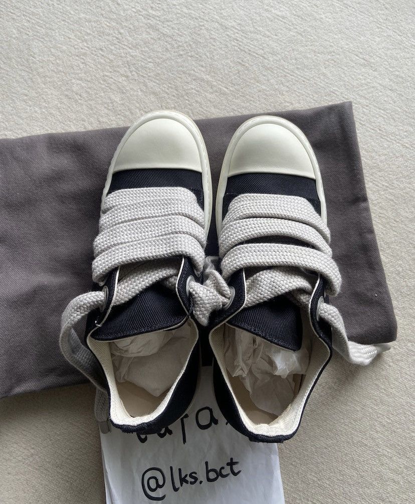 Rick Owens × Rick Owens Drkshdw DRKSHDW SS22 JUMBO LACE RAMONES 39,5 WITH BOX Size US 9.5 / IT 39.5 - 3 Thumbnail