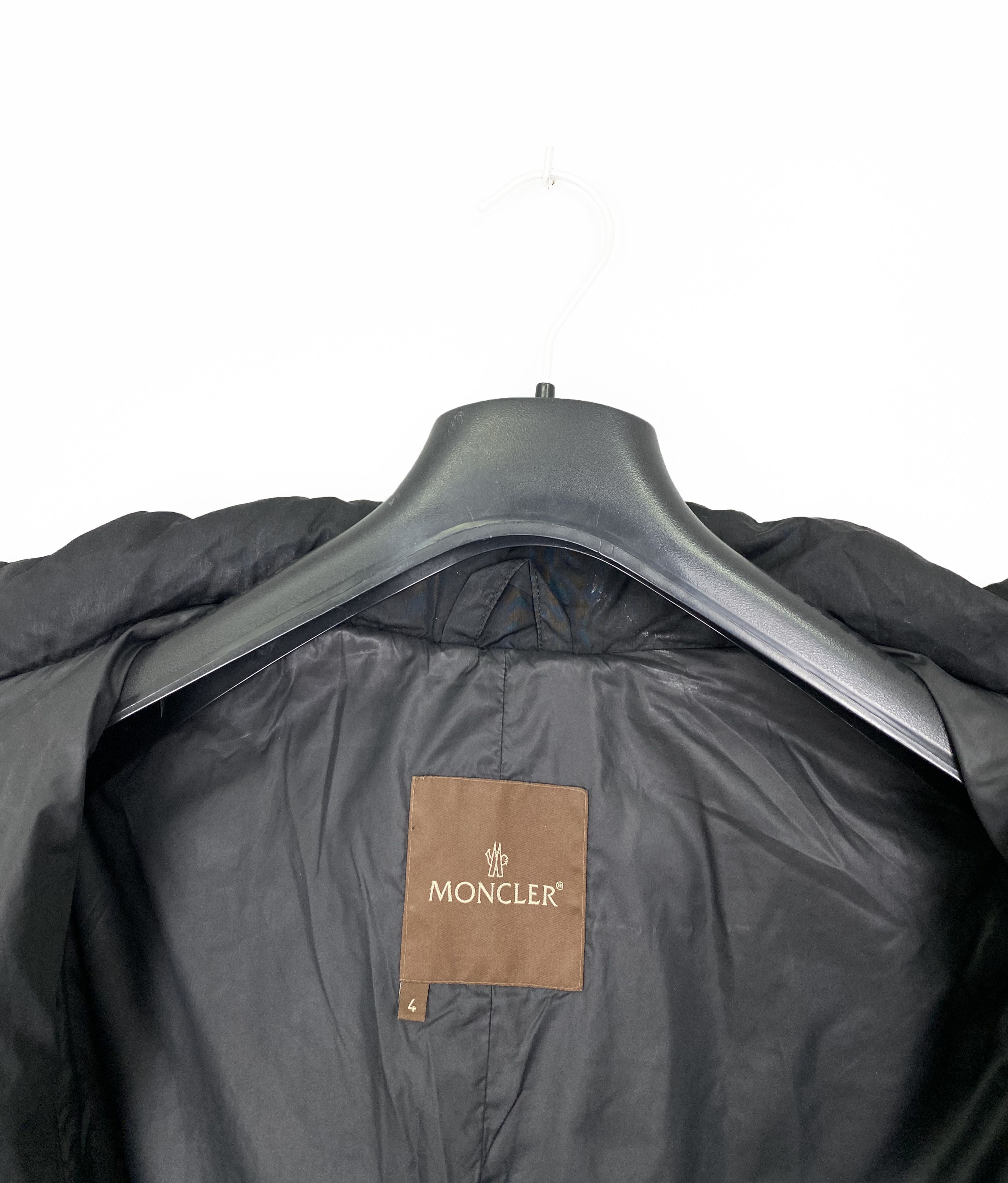 Moncler Grenoble Vintage MONCLER Grenoble Pepper Long Black Down Jacket Size S / US 4 / IT 40 - 10 Thumbnail
