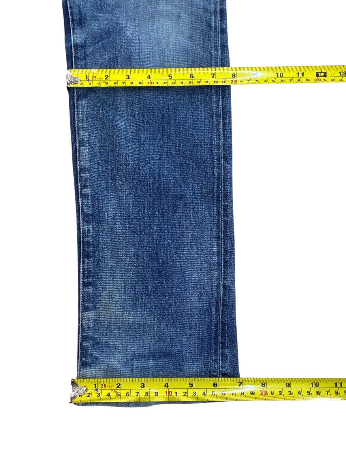 Uniqlo Uniqlo X Selvage Faded Blue Wash Style Ripped Jean Size US 32 / EU 48 - 8 Thumbnail