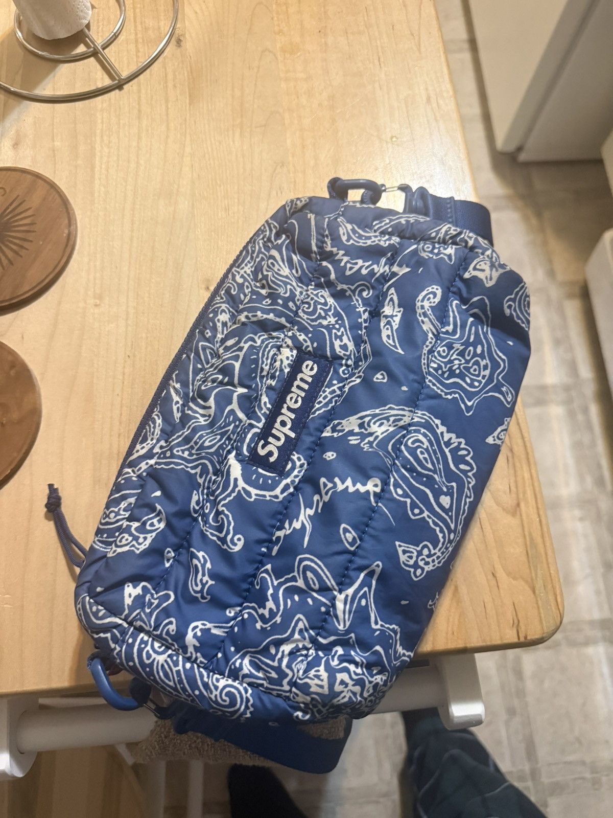 Supreme Supreme FW22 Paisley Puffer Side Bag Size ONE SIZE - 7 Thumbnail