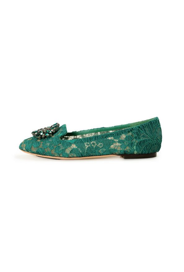 o1y0925 Loafers in Emerald Green