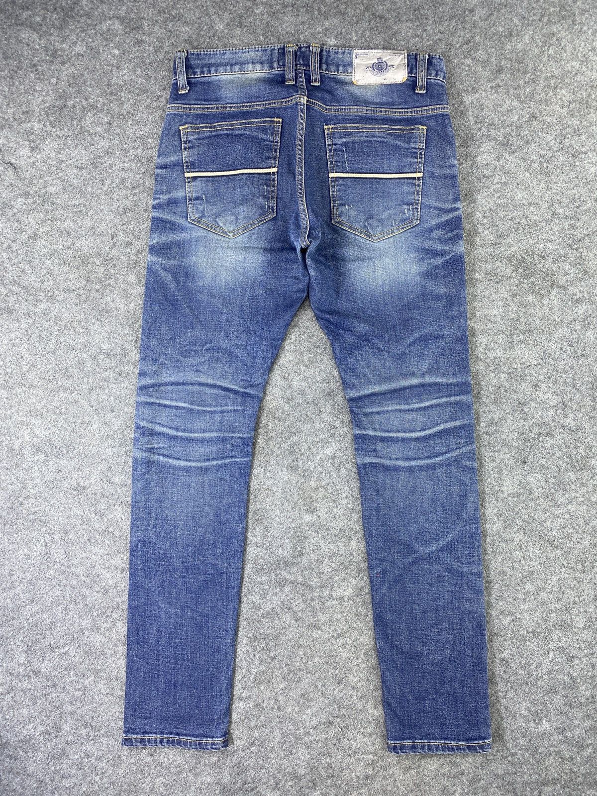 Japanese Brand Japanese Brand DPSR Distressed Blue Wash Denim - J1080 Size US 32 / EU 48 - 6 Thumbnail