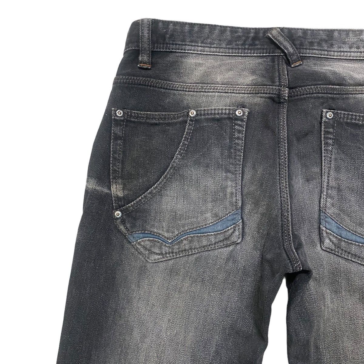 Nicole Club NCFM Mudwash Distressed Denim Flare Jeans Size US 31 - 10 Thumbnail