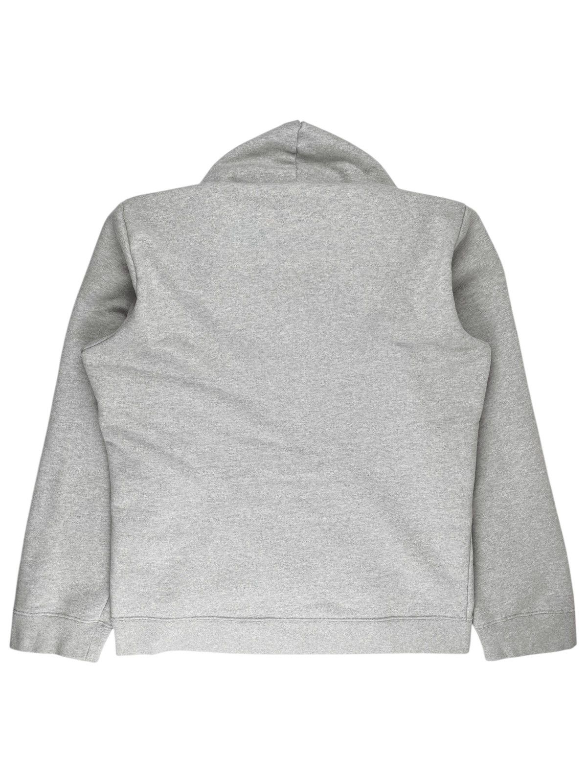 Vetements AW18 Vetements Misplaced Logo Cropped Hoodie Grey Size US S / EU 44-46 / 1 - 2 Thumbnail