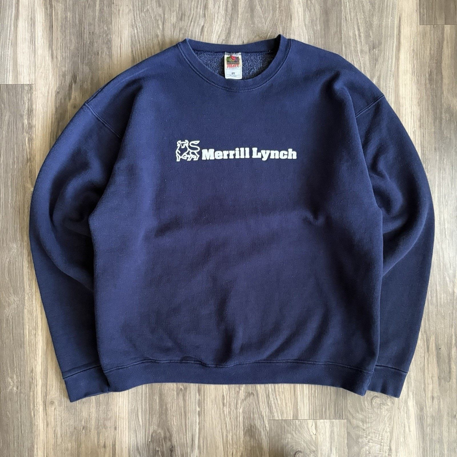 Vintage Vintage Merrill Lynch Sweatshirt Size XL Financial NYSE Size US XL / EU 56 / 4 - 4 Thumbnail