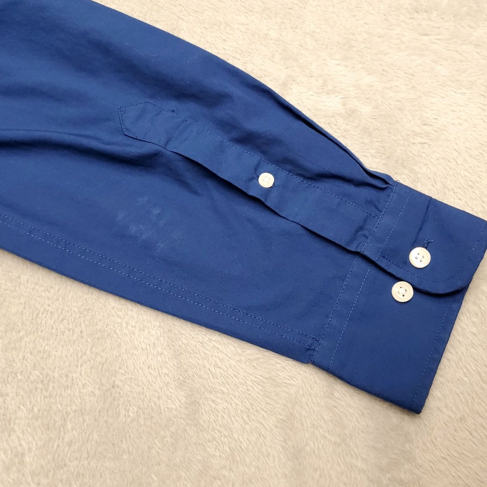 Croft & Barrow Croft Barrow Shirt Men 16.5 Blue Aztec Southwestern Geometric Embroidered Casual Button-Up Long Sleeve Cotton Blend Size US XL / EU 56 / 4 - 5 Thumbnail
