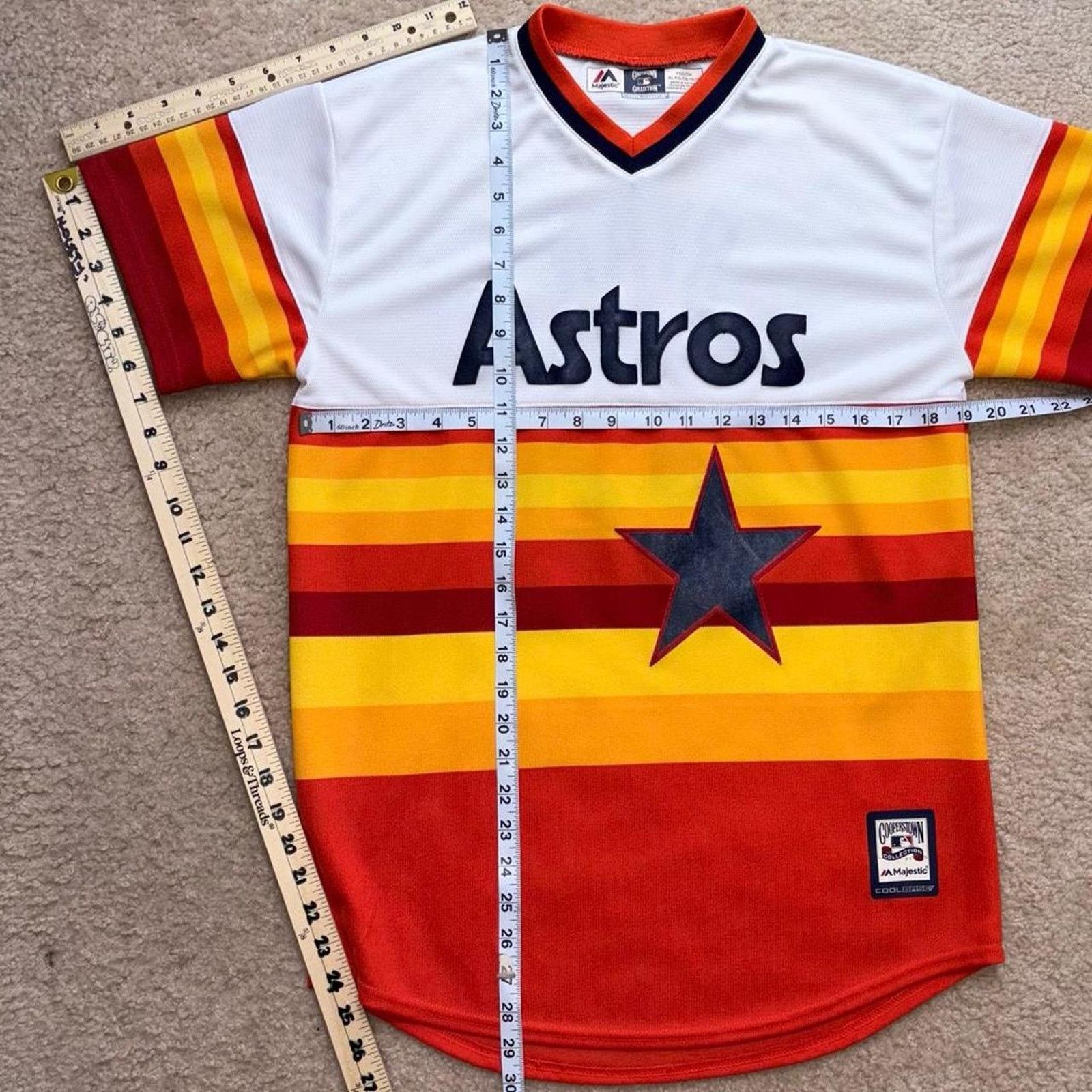 & Other Stories Red/Yellow Ryan 20 Houston Astros Majestic MLB Jersey Size US M / EU 48-50 / 2 - 3 Thumbnail
