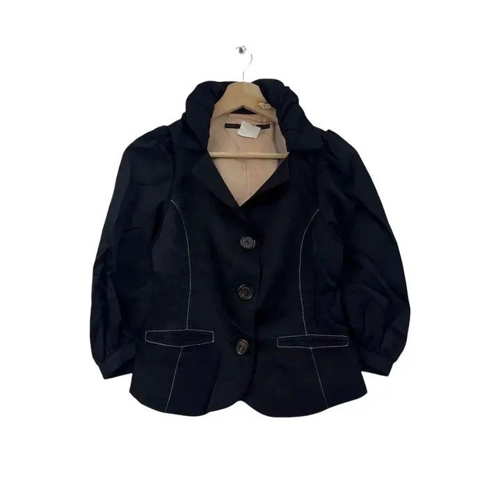 Japanese Brand Vtg Double Standard Clothing SOV JAPAN DESIGNER Coat Blouse Size S / US 4 / IT 40 - 1 Thumbnail