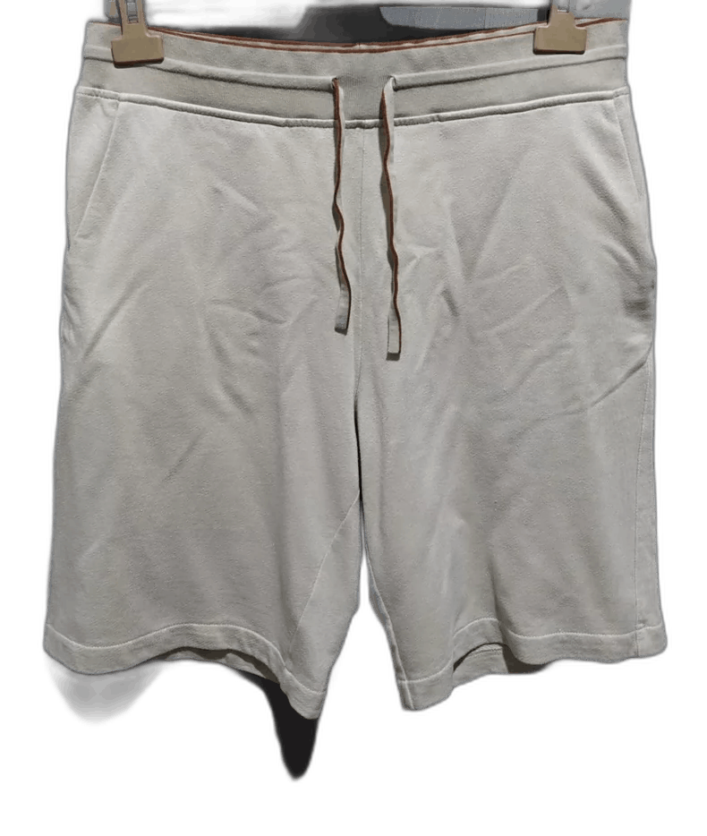 Ermenegildo Zegna LoroPiana 24 Linen Drawstring Shorts Size US 34 / EU 50 - 1 Thumbnail