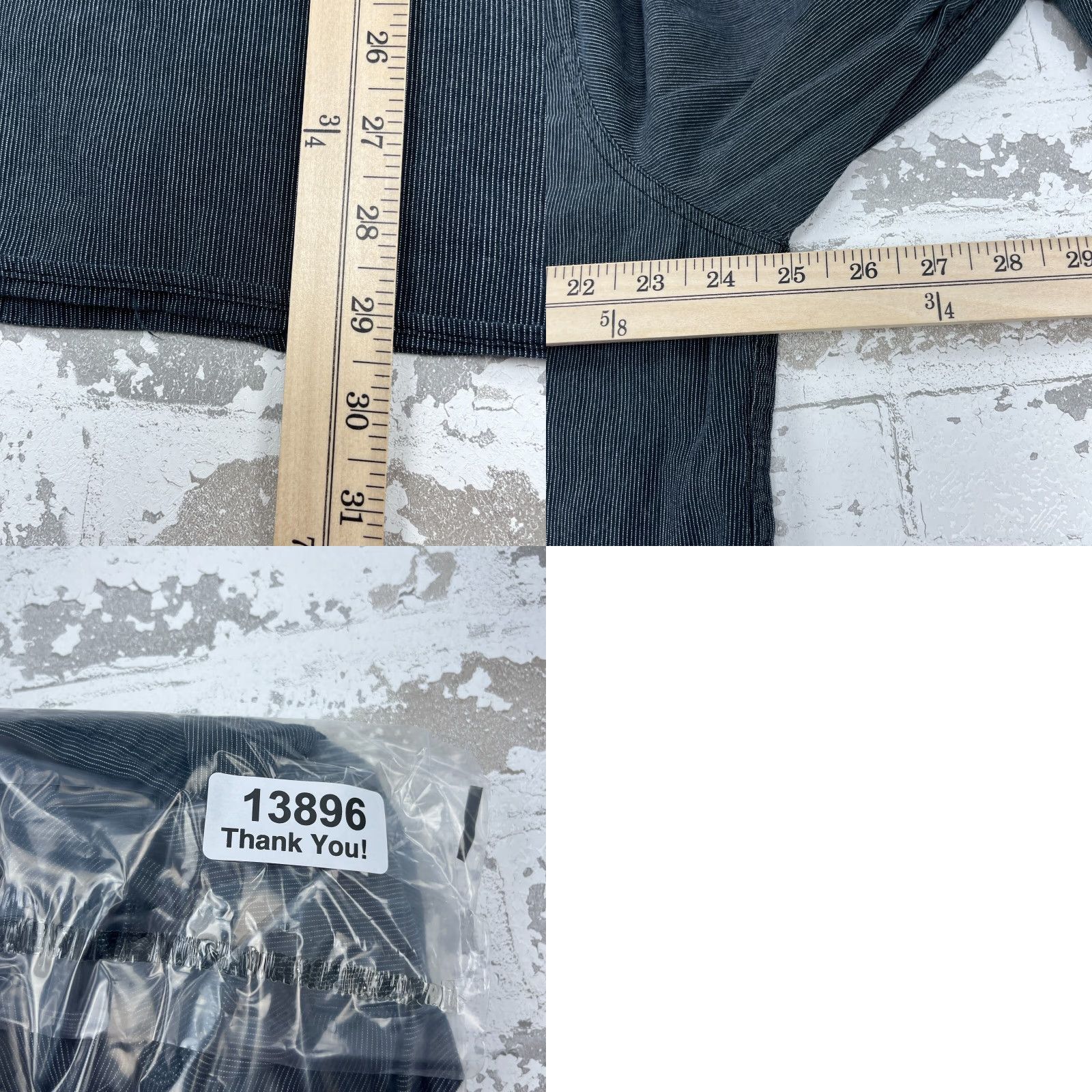 Vintage VINTAGE MMA Elite Shirt Men 2XL Black Striped Button Up Georgia Punk Western Cowboy Modern Y2K Goth Adults Mens Size US XXL / EU 58 / 5 - 8 Thumbnail