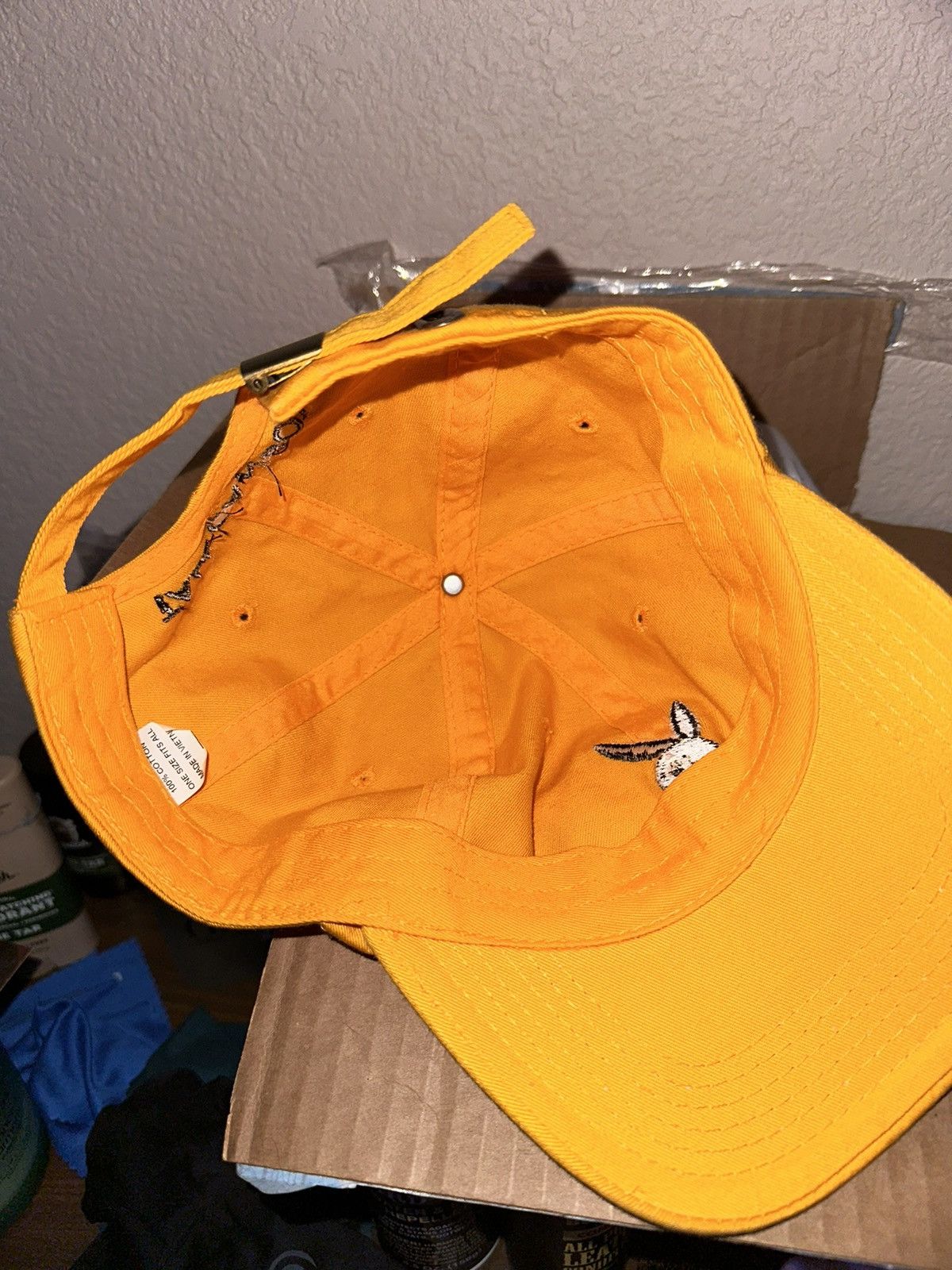 FUCT × Fuck The Population × Fucking Awesome TCB YELLOW LOGO HAT Size ONE SIZE - 4 Thumbnail