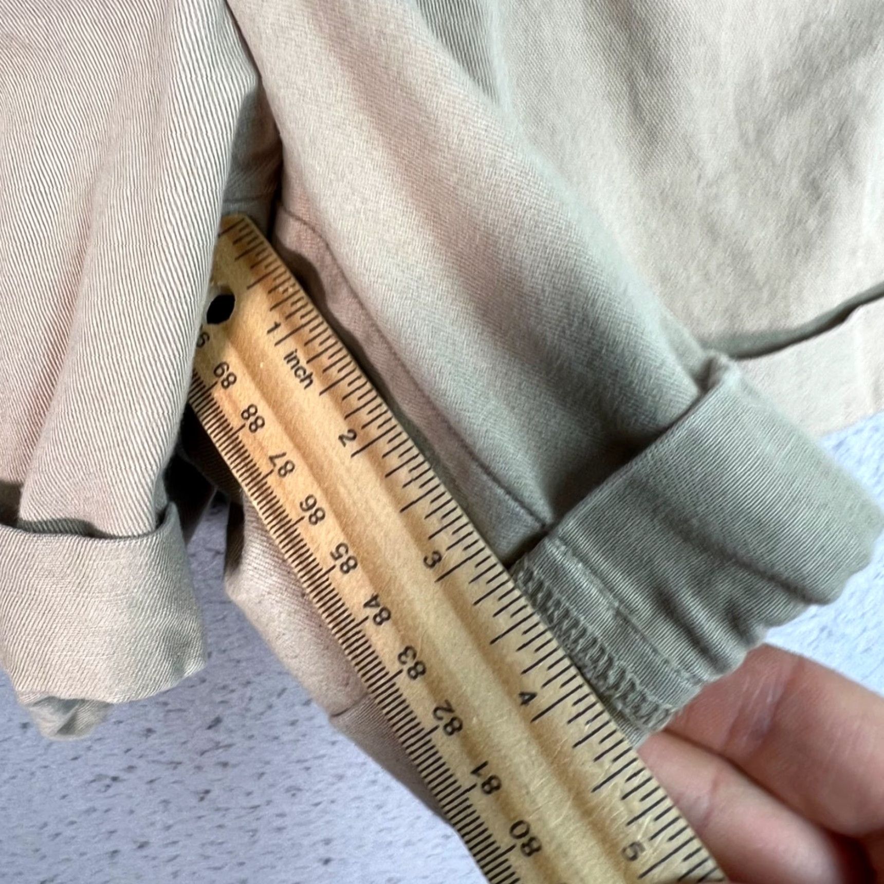 Banana Republic Banana Republic Womens Size 0 Petite Khaki Cotton High-Waist Pleated Shorts Womens Size 25" / US 0 / IT 36 - 7 Thumbnail