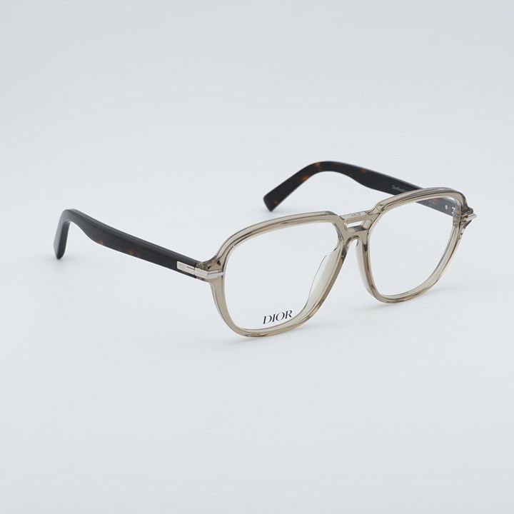 Dior Dior DIORBLACKSUIT O AI 5800 Eyeglasses Grey 57mm Aviator Size ONE SIZE - 4 Thumbnail