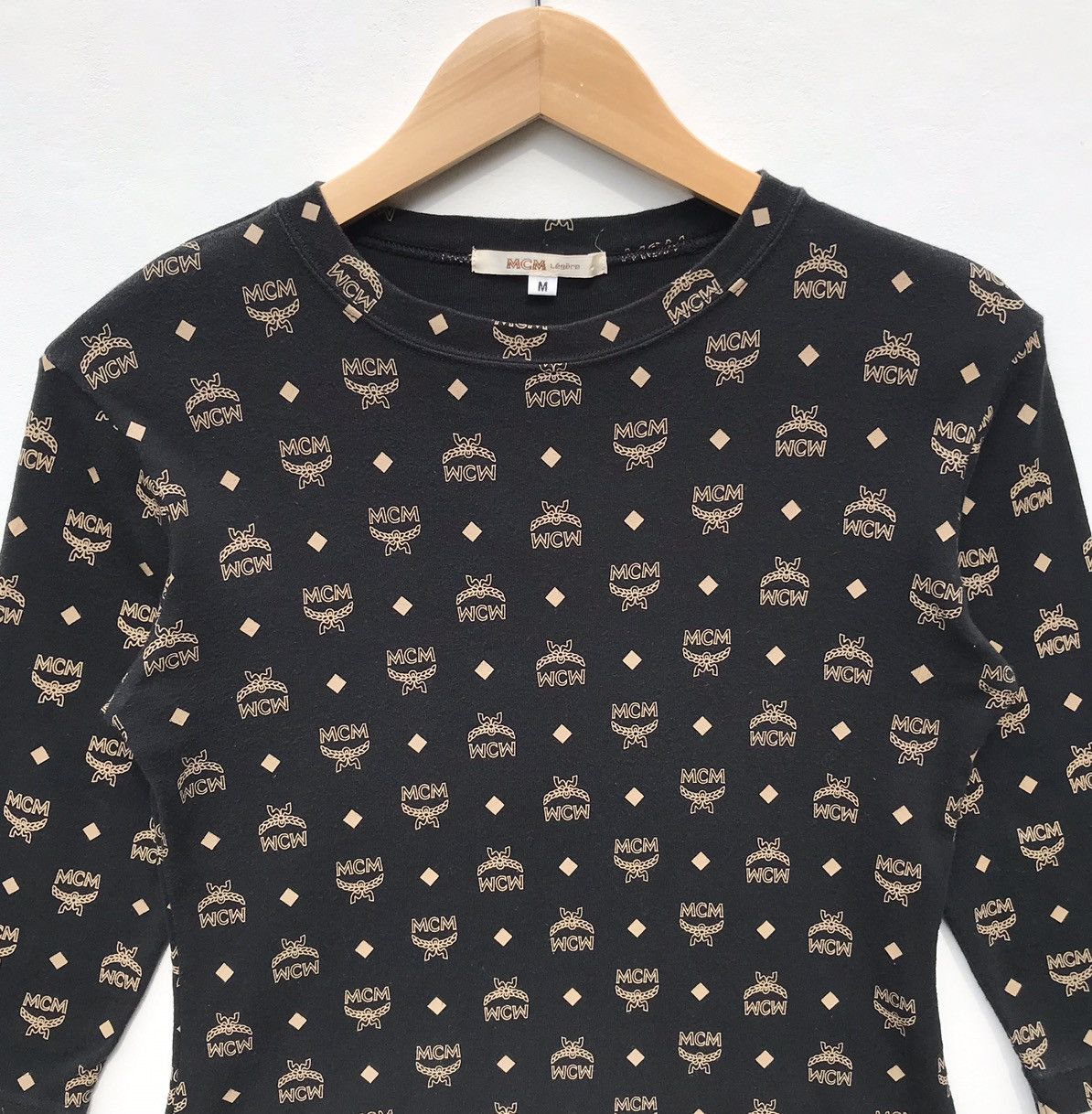 Vintage Vintage MCM Legere Monogram Long Sleeve MCM Legere Luxury Size S / US 4 / IT 40 - 8 Thumbnail